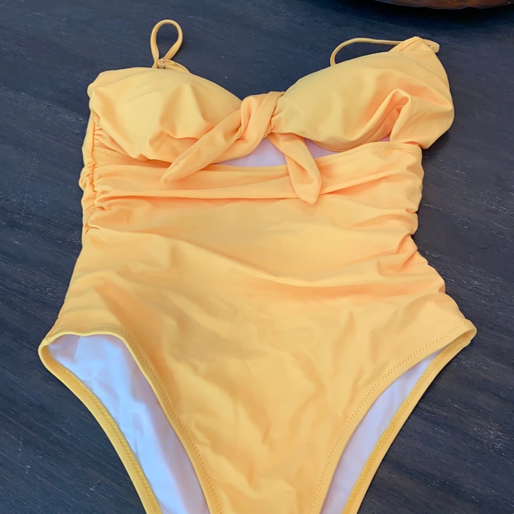 Instagram popular Amazon yellow swim suit